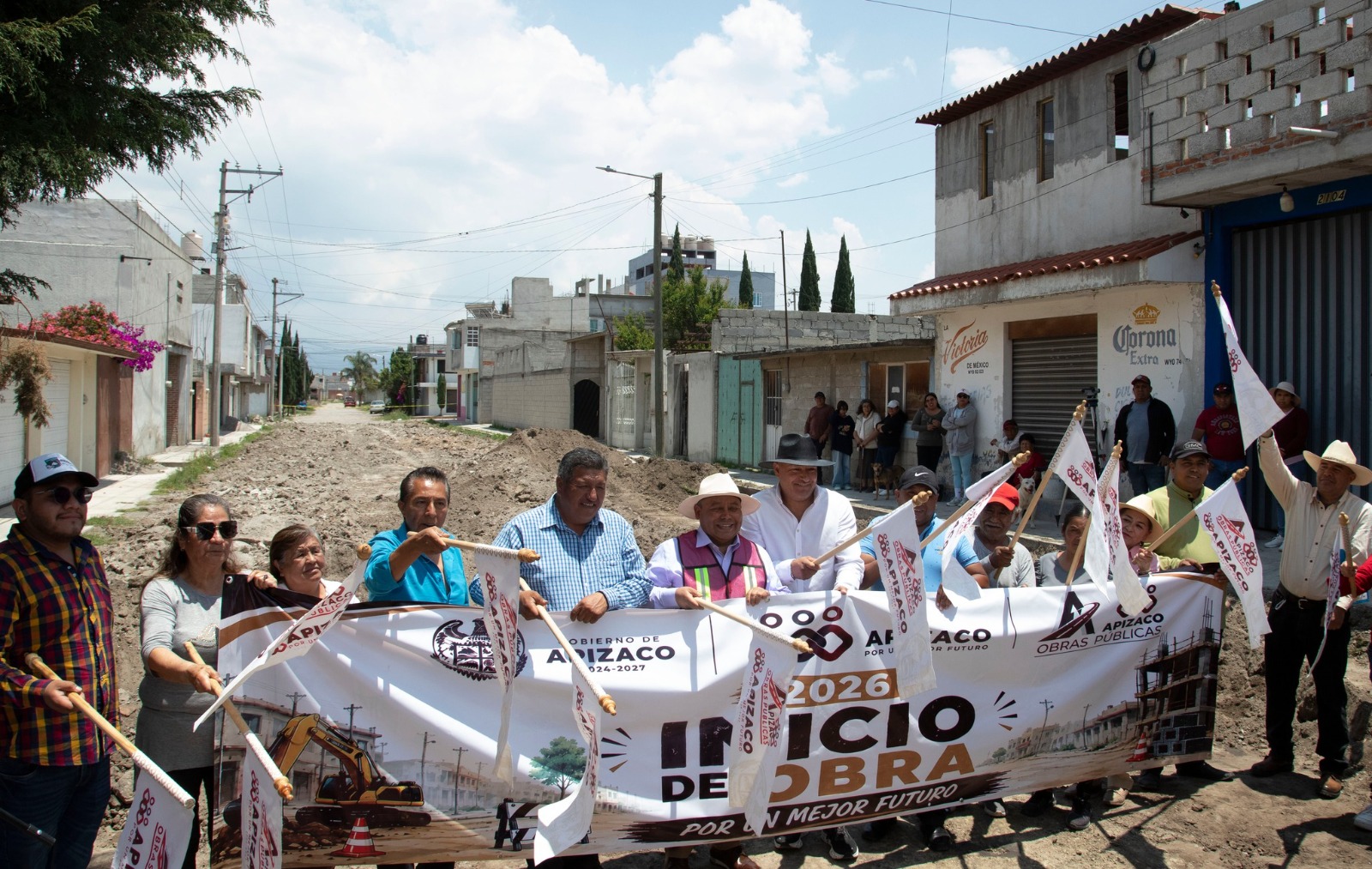 Arranca Apizaco transformación urbana con inversión histórica de más de 5.7 millones de pesos